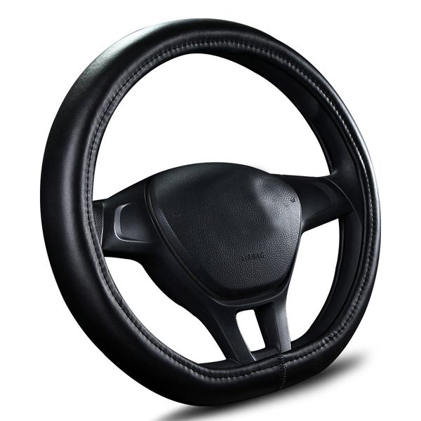 

universal 38cm pu leather car steering wheel cover tecnologia with d type for car wheel cover driver protect
