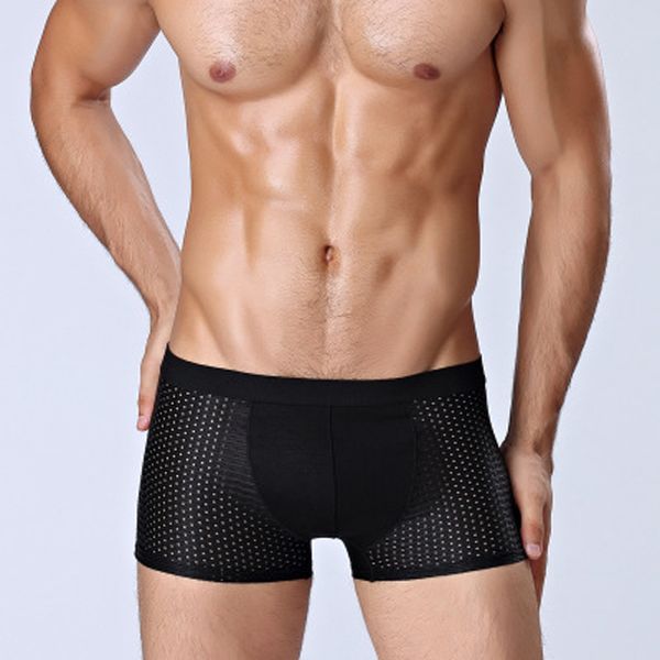 

4pcs/lot Bamboo Fiber Men's Boxer Pantie Underpant plus size XXXXL large size shorts breathable underwear 5XL 6XL 7XL 8XL