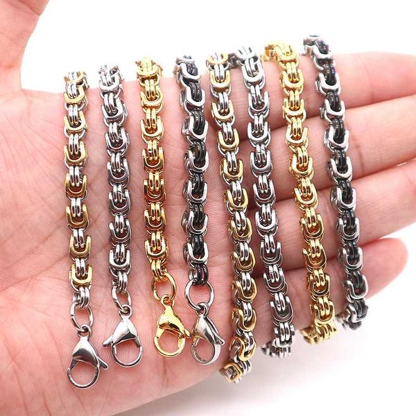 

men's 316l stainless steel fashion cool chain, Silver