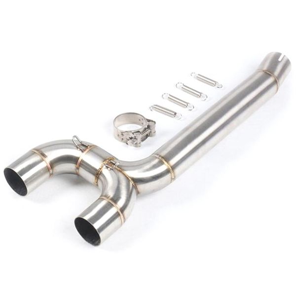 

Motorcycle Exhaust System Middle Pipe Link Connect Motorbike Accessories for FZ6 FZ6N FZ6S 2004-2008 2009