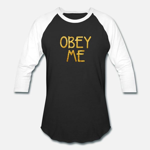 

obey me dominatrix mistress dom master sir t shirt men designing tee shirt plus size 3xl letters fit basic summer original shirt