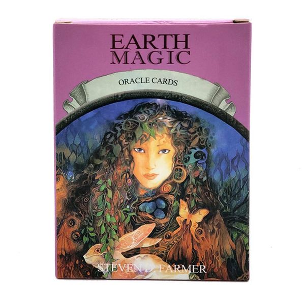 

version earth tarot divination board deck 48pcs tarot party card fate cards playing magic game table english games oracle card nequu