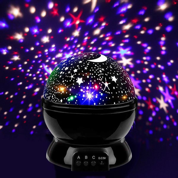 Bedroom Decor Night Lights Rotating Starry Sky Magic Projector Night Light USB LED Night Lamp Lampe Starlight for Kids Gift