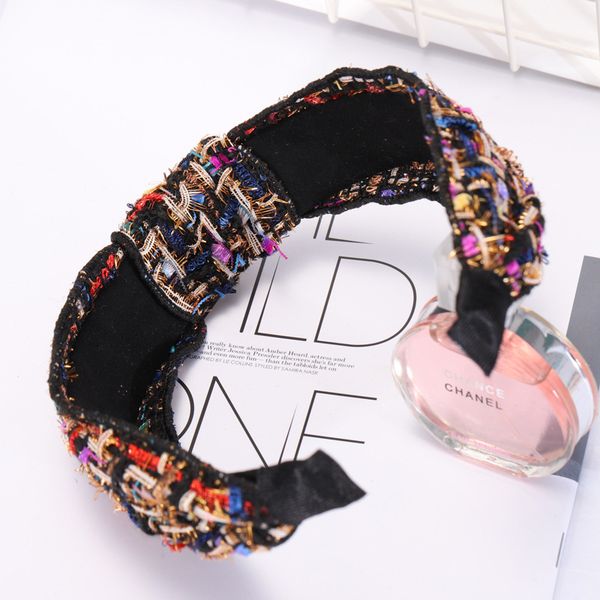

2020 summer womens fashion colorful fabric hairband knotted headbands for women female girls hair hoop korean hair accessories