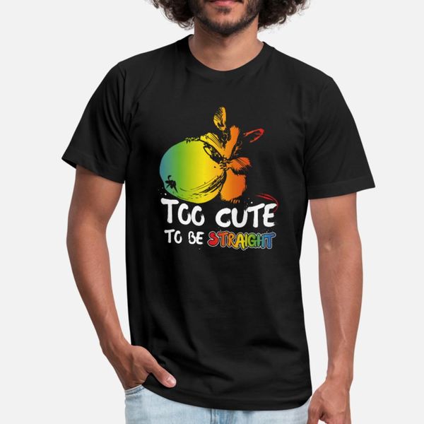 

lgbt cute and gay t shirt men personalized tee shirt plus size 3xl letter graphic new fashion spring autumn leisure shirt