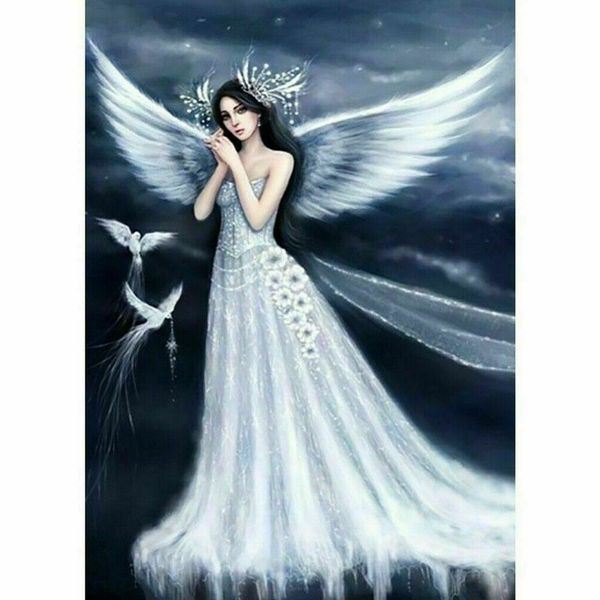 

full drill angel girl diamond painting set home decor gift accessories diy 5d