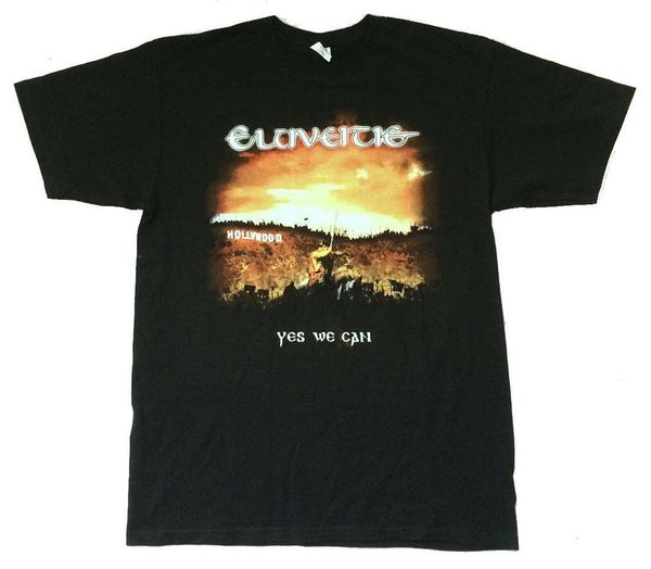 

eluveitie hollywood yes we can black t shirt new official