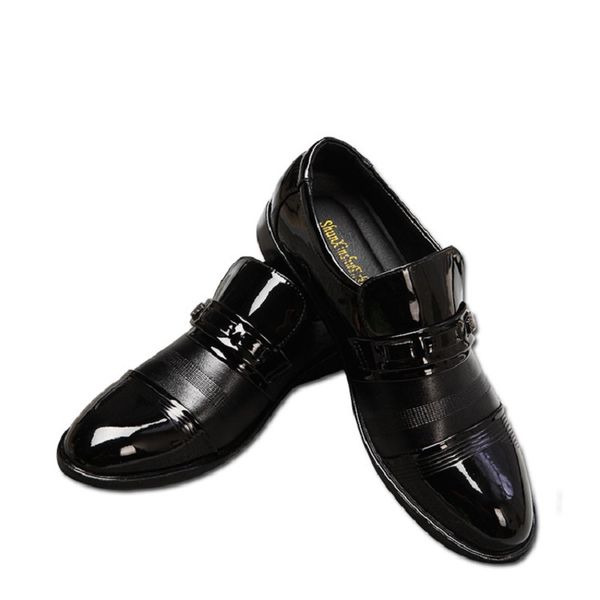 

dress shoes oxfords men men's casual vintage british style brogue fashion classic flats wedding business party, Black