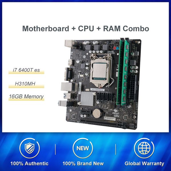 

intel 6400t es with motherboard 16g ram set qhqg es engineering version q0 2.2hmz 1151 cpu quad-core 8way 65w support memory