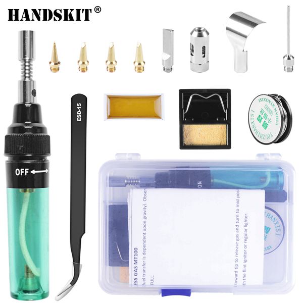 

handskit soldering iron mt - 100 electric gas portable triad gas electric soldering iron universal