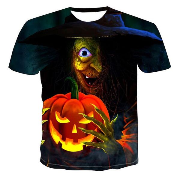 

new design pumpkin lantern skull 3d print shirts humor funny harajuku men clothing