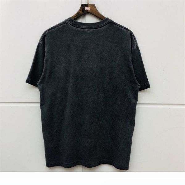 

t shirt men women washed do old summer style high quality, White;black