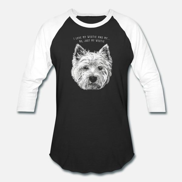 

west highland white terrier t shirt men customize tee shirt round collar normal interesting authentic summer style pattern shirt