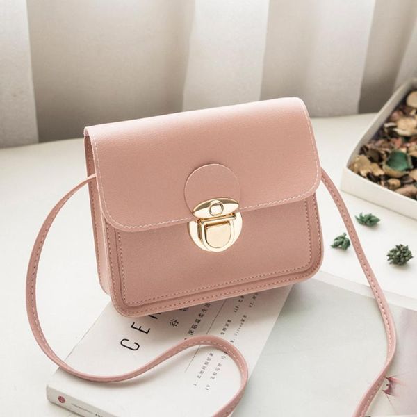 

new messenger bag women shoulder handbag lock small square bag clothing with women
