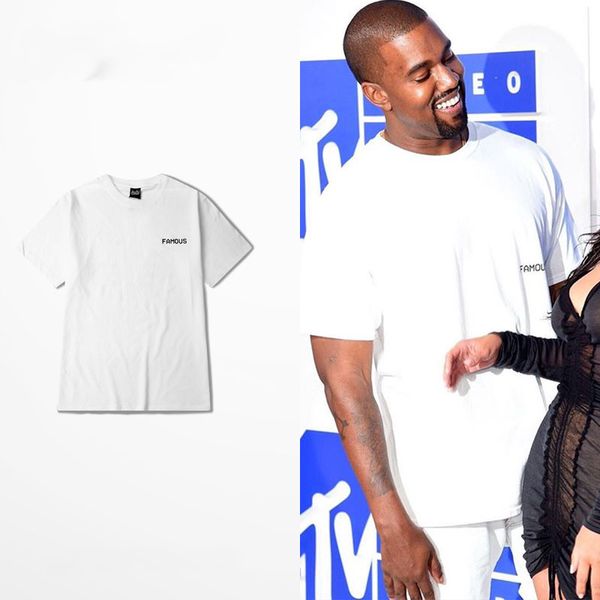 

summer hip hop men t-shirt famous letter prited streetwear skate clothes round neck short sleeve casual pink t shirt kanye west