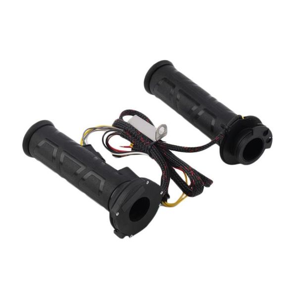 

black 7/8" motos motorcycle handlebar electric heated grips handle handlebar warmer manillar motocicleta sale