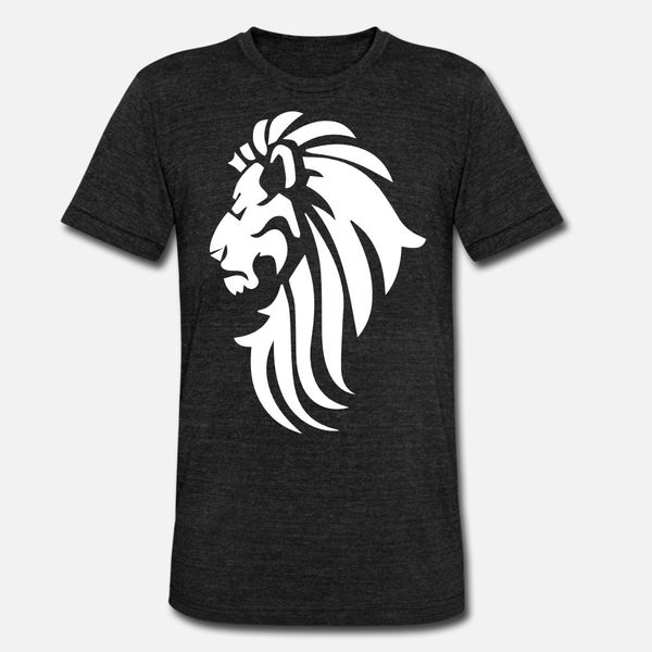 

lion logo t shirt men printed 100% cotton crew neck costume fitness funny spring letters shirt
