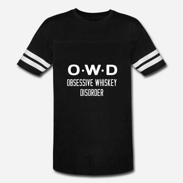 

owd obsessive whiskey disorder t shirt men designer cotton round neck standard fit building summer style trend shirt