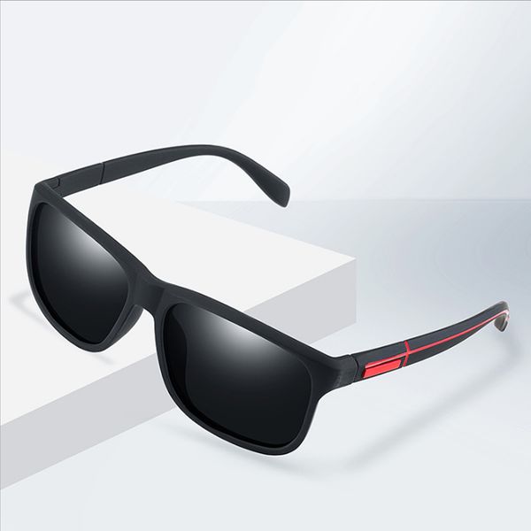 

2020 men polarized sunglasses fishing driving sun glasses rectangle shades for male luxury oculos masculino, White;black