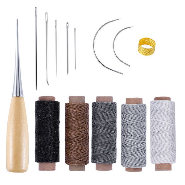 

canvas hand sewing repair stitching leather tools diy craft needles kit carpet