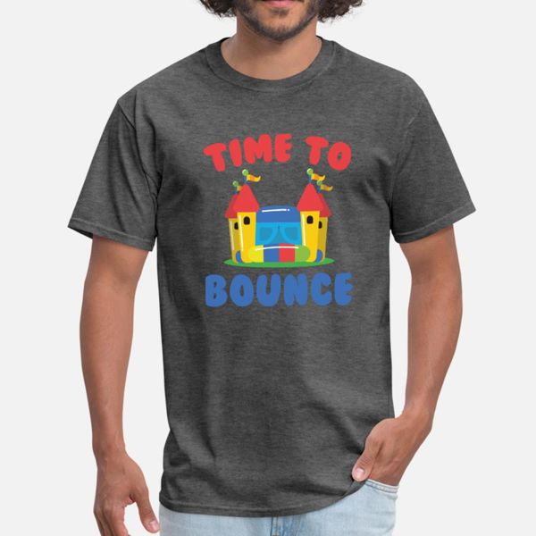 

time to bounce t shirt men designing tee shirt size s-3xl kawaii gift authentic summer style family shirt