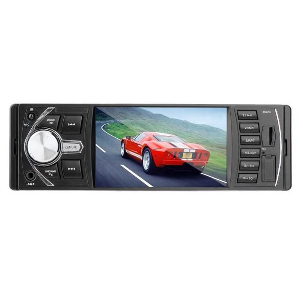 

vodool bluetooth 4" touch screen 1din car mp3 mp4 mp5 video audio radio player car reversing parking monitor with remote control