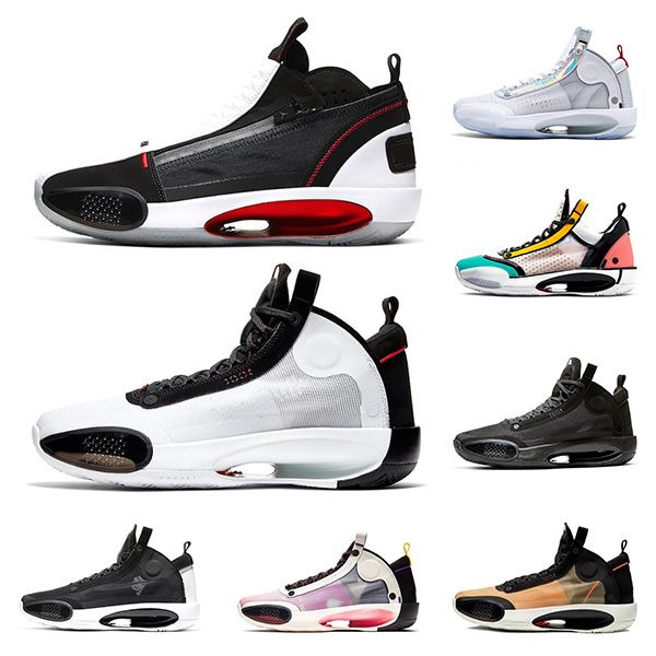 

jumpman mens basketball shoes 34 xxxiv bayou boys black cat blue void crispy infrared red orbit 34s men sports sneakers