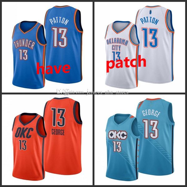 

oklahoma city thunder paul george men city basketball jersey 01, Black;red