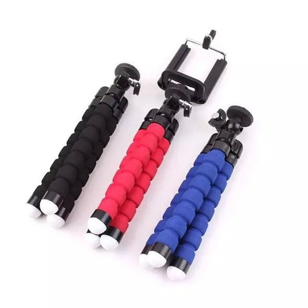 Suporte para telefone celular Flexível Octopus Tripé Suporte para Mobile Phone Camera selfie Levante Monopod