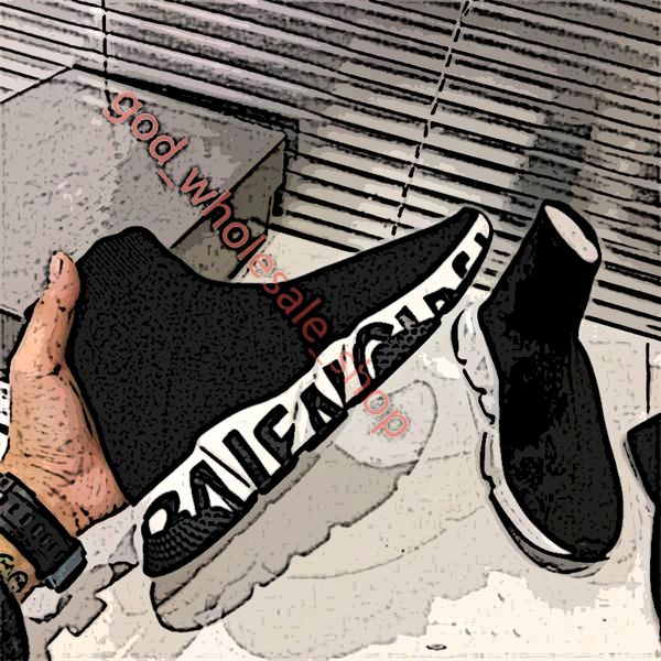 

stretch speed mesh sock sneakers graffiti fashion men on sun women sock trainers speed running shoes black white colors, Black;red