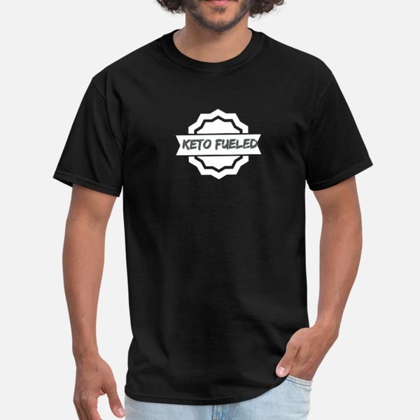 

keto fueled ketogenic diet t shirt men custom 100% cotton euro size s-3xl solid color gift authentic spring trend shirt