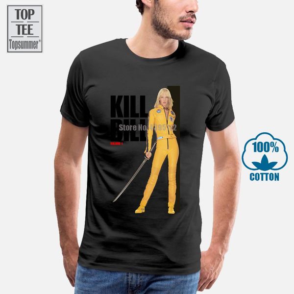 

kill bill vol 1 фильм желтый костюм плакат лицензионный взрослых футболка все размеры
