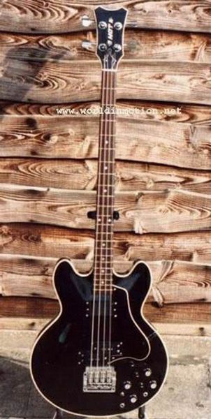 

new custom 4 string electric bass in black