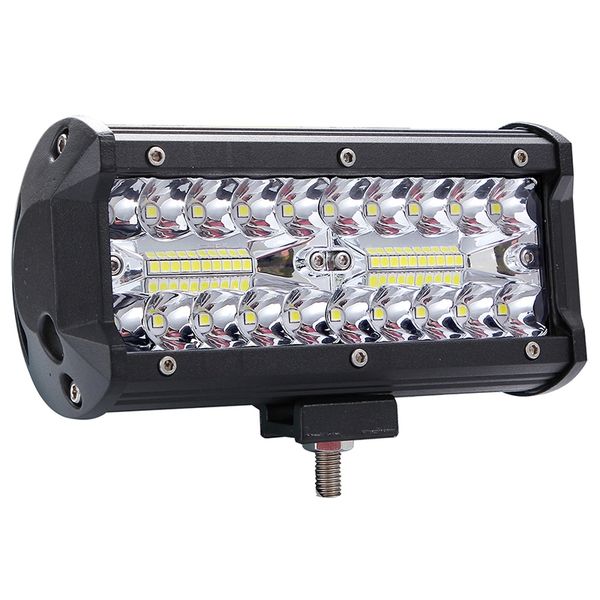 

7 inch led light bar 1pc 400w offroad driving lights led pods spot flood combo beam fog lights waterproof work for ut