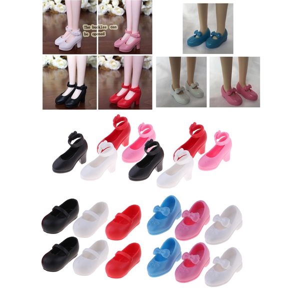 

10 пар куклы обувь для 1/6 blythe licca / momoko / азон платье