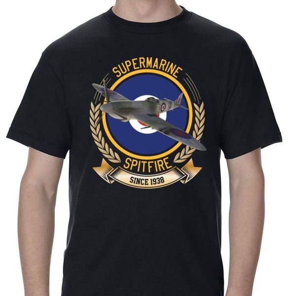 

2019 new 100% cotton supermarine spitfire color raf men's t-shirt