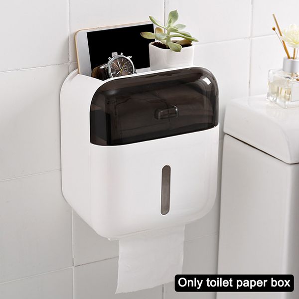 

multifunction toilet paper holder self adhesive floating shelf wall mounted home