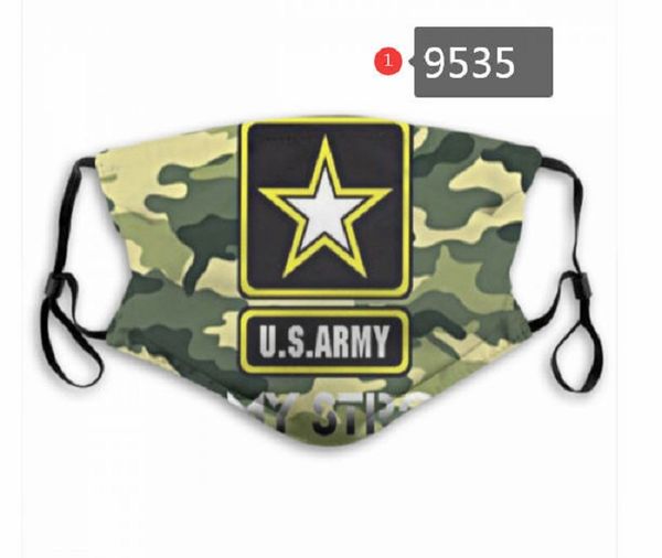 

sell america flag navy army designer face mask 5 layer activated carbon filter waterproof breathable mask m-shaped nose clip mask c68