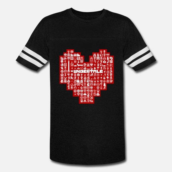 

undertale сердца характер тенниска мужчины персонализированные 100% хлопок s-3xl одежда подарков моды весна осень формальное рубашка