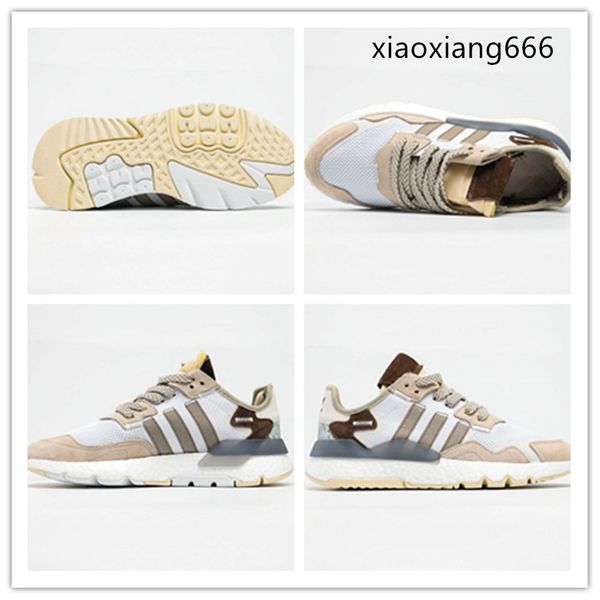 

2020 nightcrawler casual running shoes, mesh stitching to create a retro style upper, 3m reflective design on the toe is very eye-catchinga1, Black