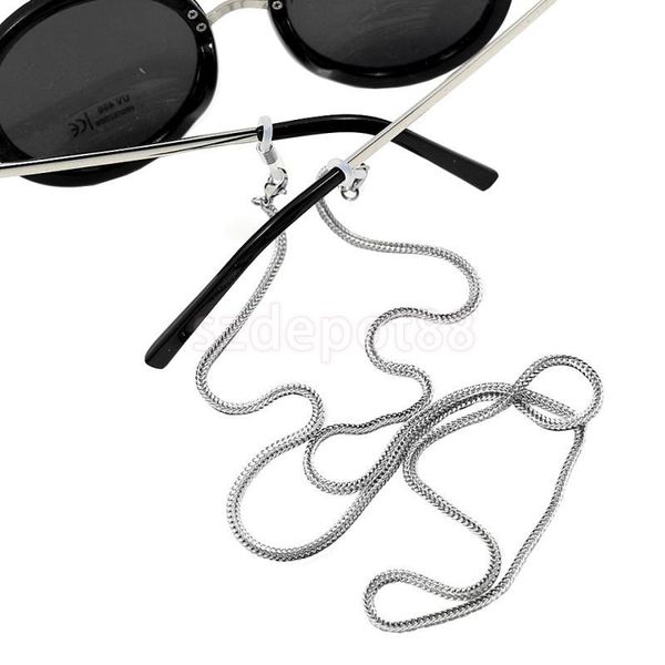 

strap cord lanyard holder chain sunglass eyeglass spectacle 70x0.24cm, Silver