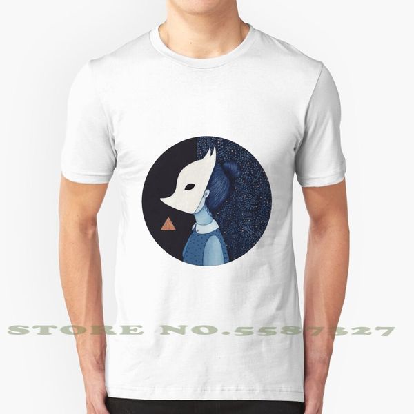 

лучше странная черный белый tshirt мужчины женщины лучше strange маска странный синий медный шаблон fox девушка скрытие растения bun волос