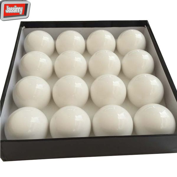 

billiard balls 16pcs 57.2mm resin magnetic white ball coin-operated table 2 1/4 milky billiards pool