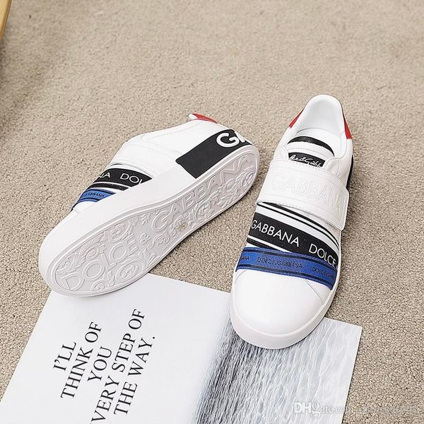 

luxury designer men and women leather casual shoes couple shoes fashion wild sneakersas, Red;white