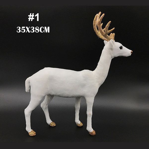 

party doll white deer home mold ornament lovely kid animal christmas reindeer
