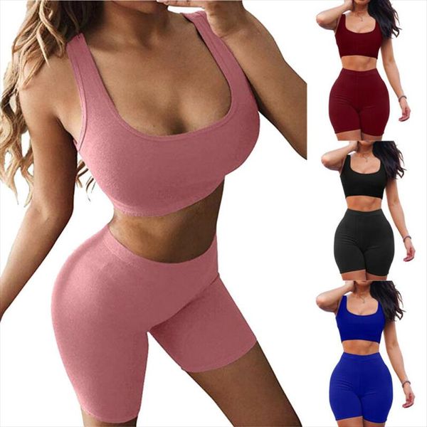 

2 piece set женщина спорт набор женщины из двух частей платье crop твердотопливной одежды top юбка комплект рукава костюмы летней для женщин, Gray