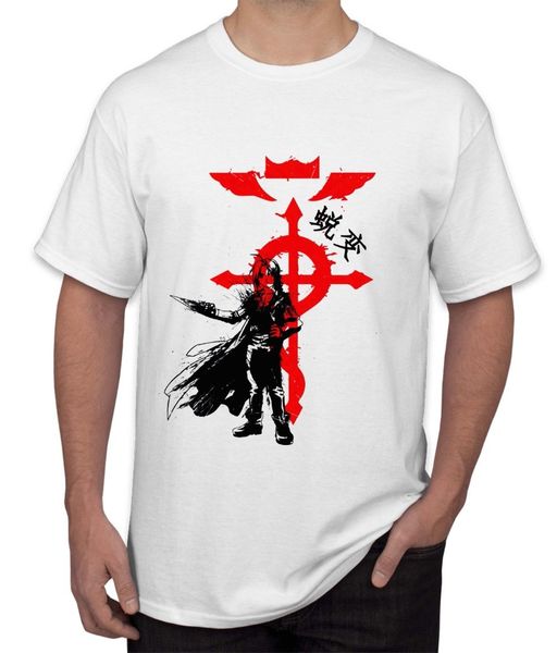 

2019 super fashion summer fashion funny print t-shirts new ed full metal alchemist anime manga create your own t shirt