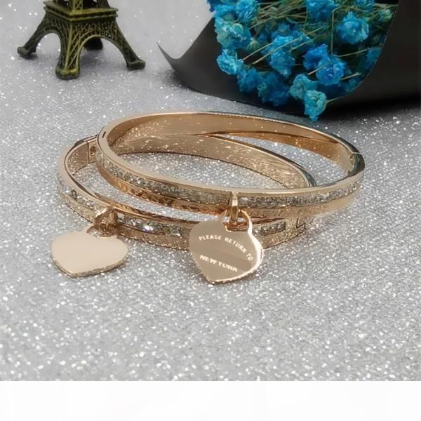 

peach bracelets woman crystal bracelet women party rose gold bangles "please return to the owner series, Golden;silver