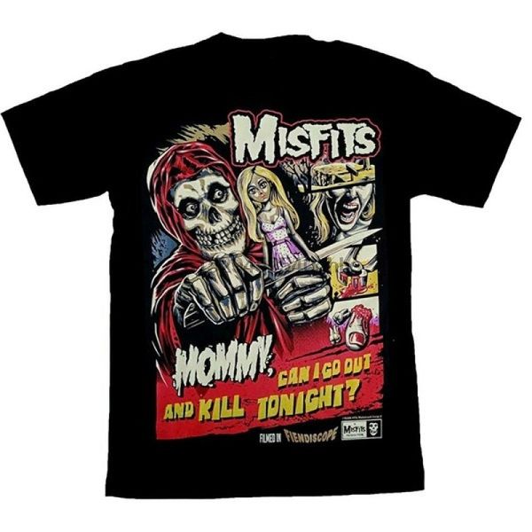 

mens fashion cotton misfits fiendiscope kill short sleeve funny cool t-shirt