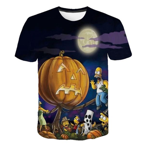 

new simpson men 3d anime o-neckmens cool male clothing 3d print shirts plus size harajuku graphic men clothing